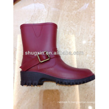 botte de pluie pvc mode papillon womens, Dame chaude pluie, bottes, bottes de pluie en plastique cheap femme